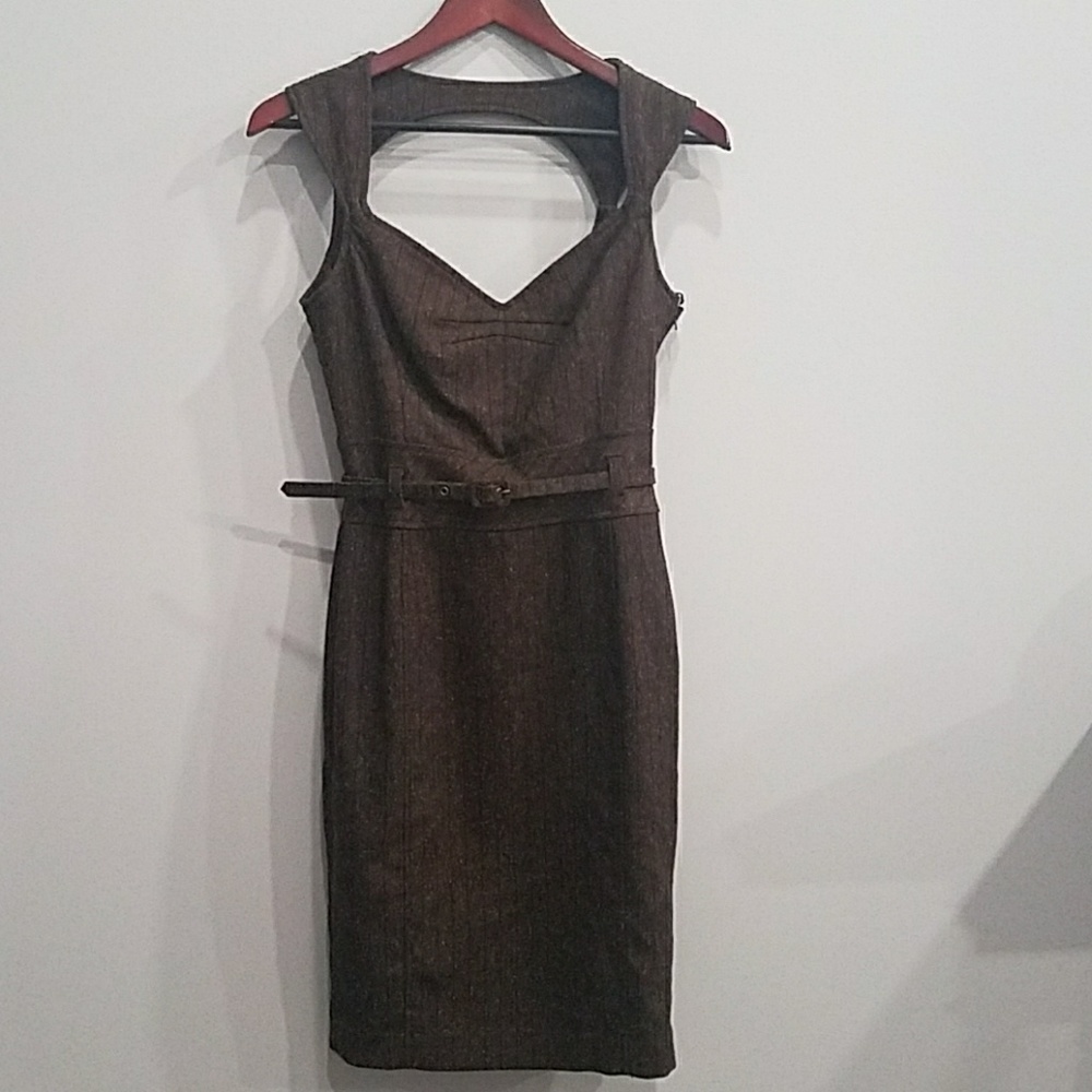 Tweed work or cocktail dress
